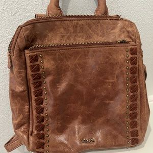 The Sak Mini Leather Convertible Handbag Loyola